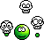 Smiley Emoticons Halloweenskulljongleur Smiley – Halloween